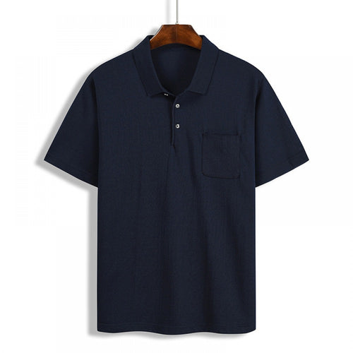 Men's Casual Simple Solid Color Plus Size T-Shirt