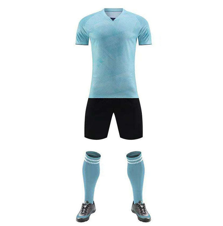 Unisex Plus-Size V-Neck Casual Soccer Jersey