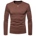 Men's Plus Size Warm Long-Sleeved Bottoming Shirt