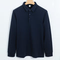 Men's Thickened Cotton Collar Long-sleeved Polo Shirt